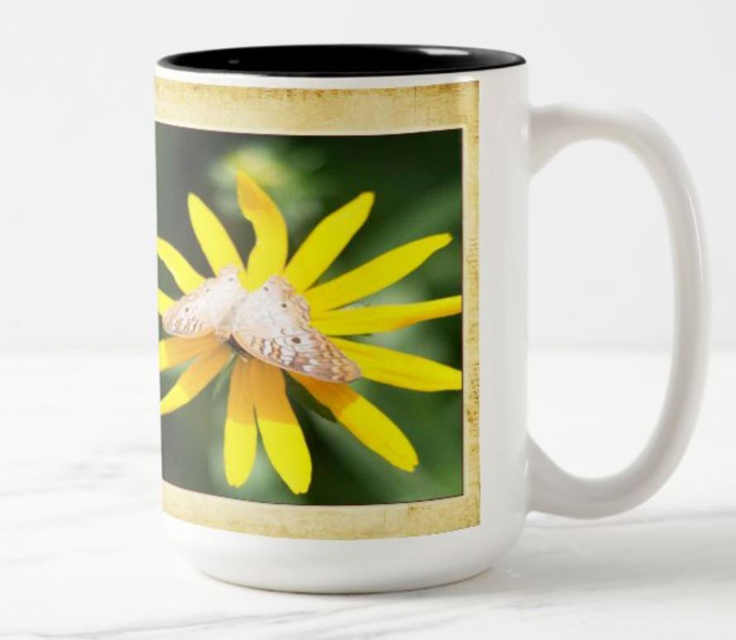 scripture mug, cast your cares on Him, Peter 5:7, bible scripture mug, butter fly mug. butterfly lovers, nature lover mug, floral gift